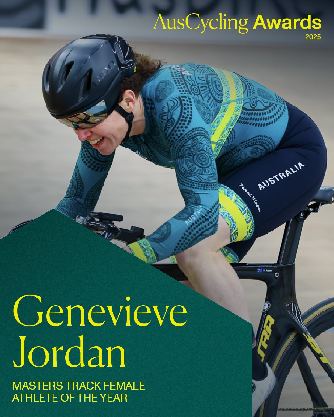 Genevieve Jordan Masters Track Female Athlete of the Year